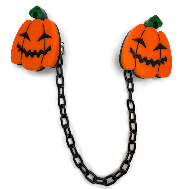 Jack-O’-Lantern Sweater Clip