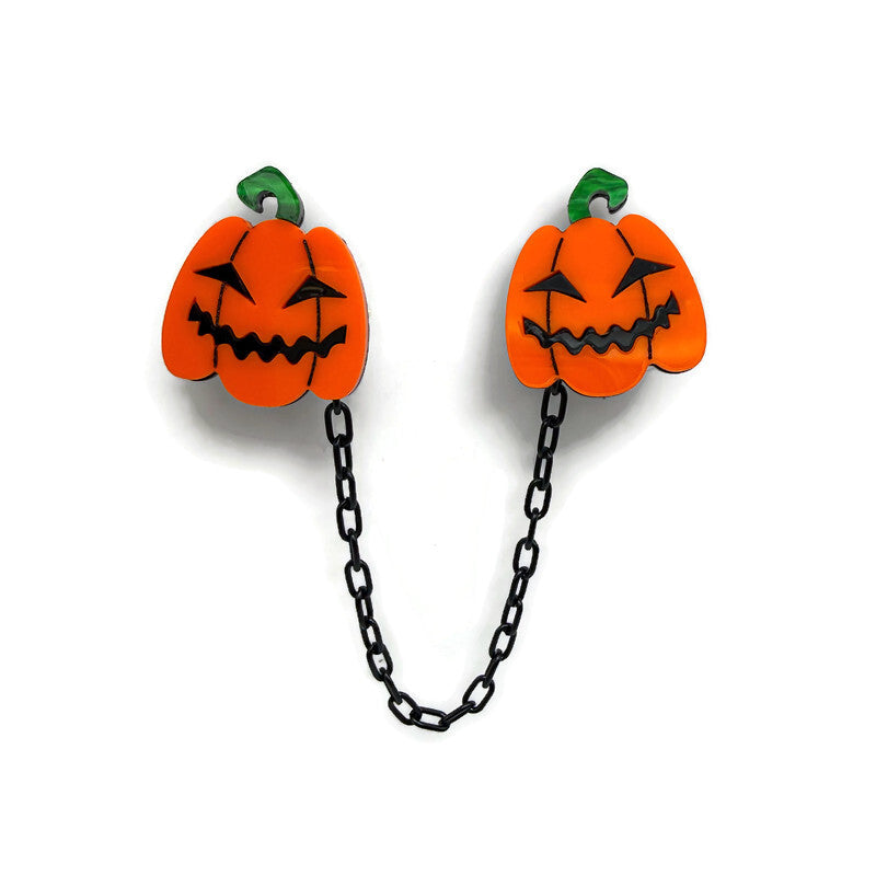Jack-O’-Lantern Sweater Clip