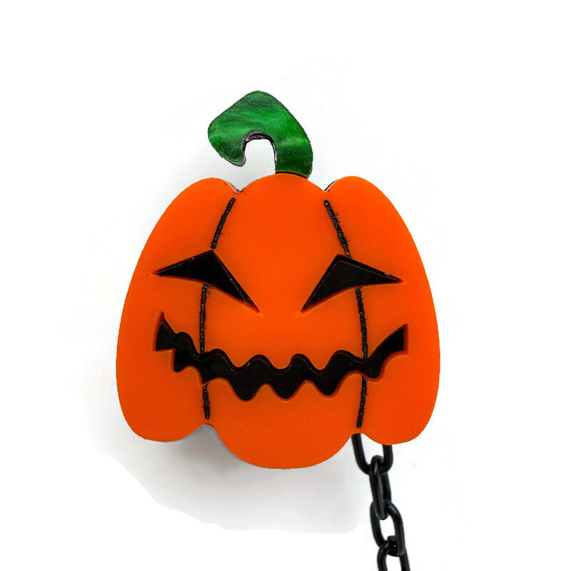 Jack-O’-Lantern Sweater Clip
