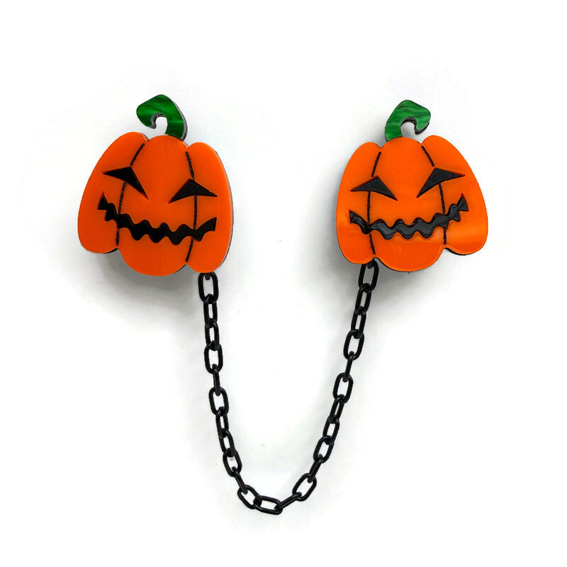 Jack-O’-Lantern Sweater Clip