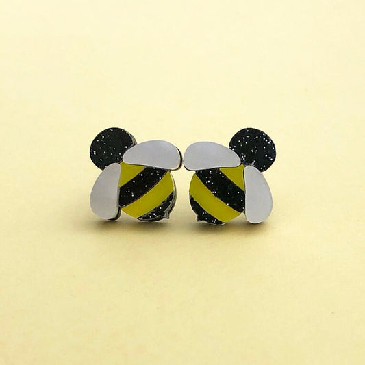 Cute Bee Stud Earrings