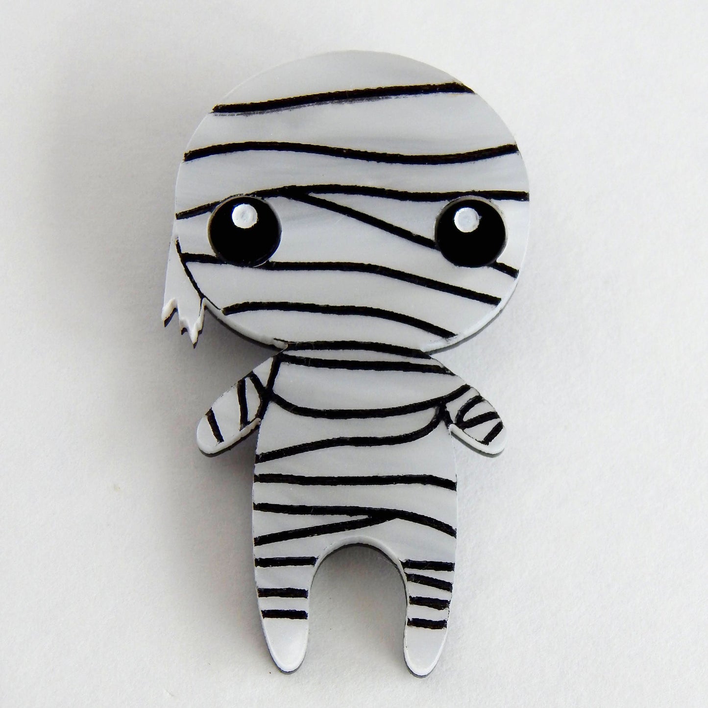 Cute Halloween Mummy Brooch