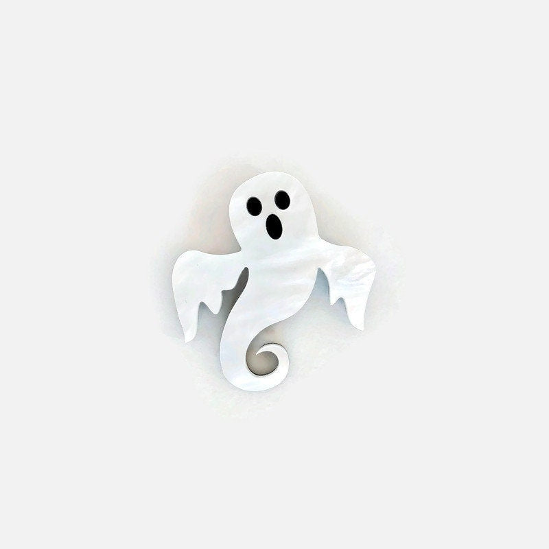 Spooky Ghost Brooch