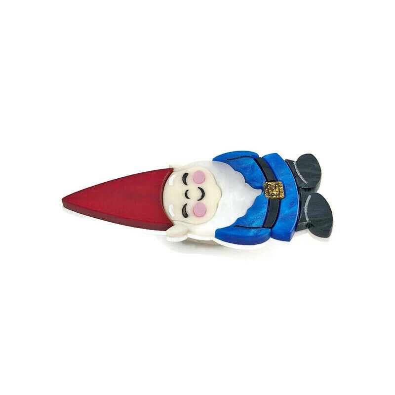 Cute Garden Gnome Brooch