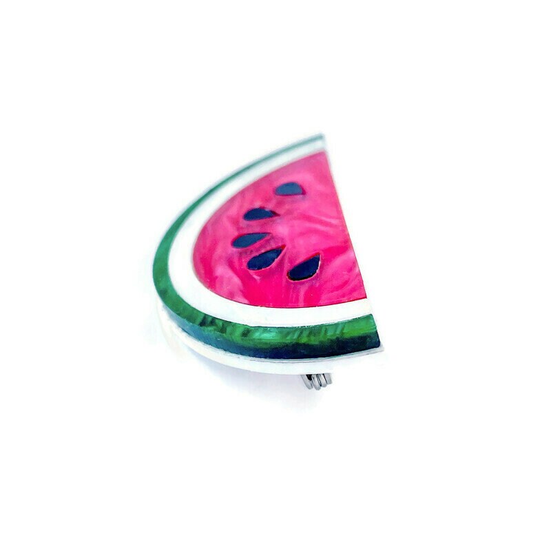 Watermelon Slice Brooch