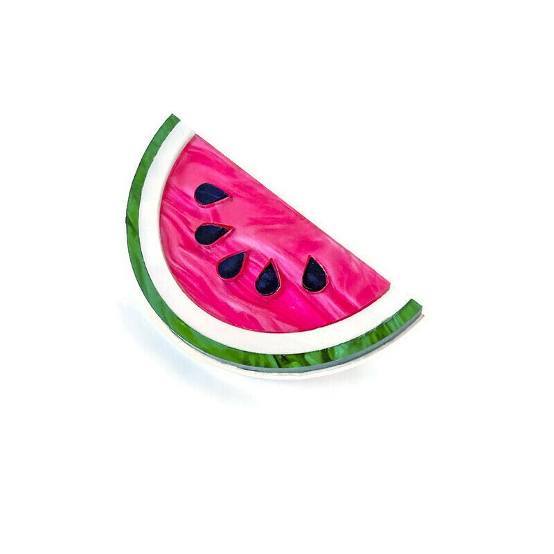 Watermelon Slice Brooch