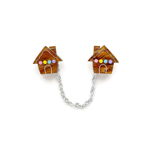 Gingerbread House Sweater Clip