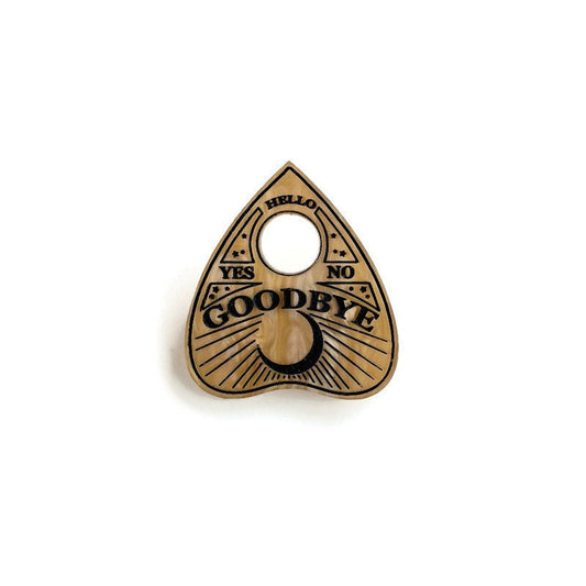 Spirit Board Planchette Brooch