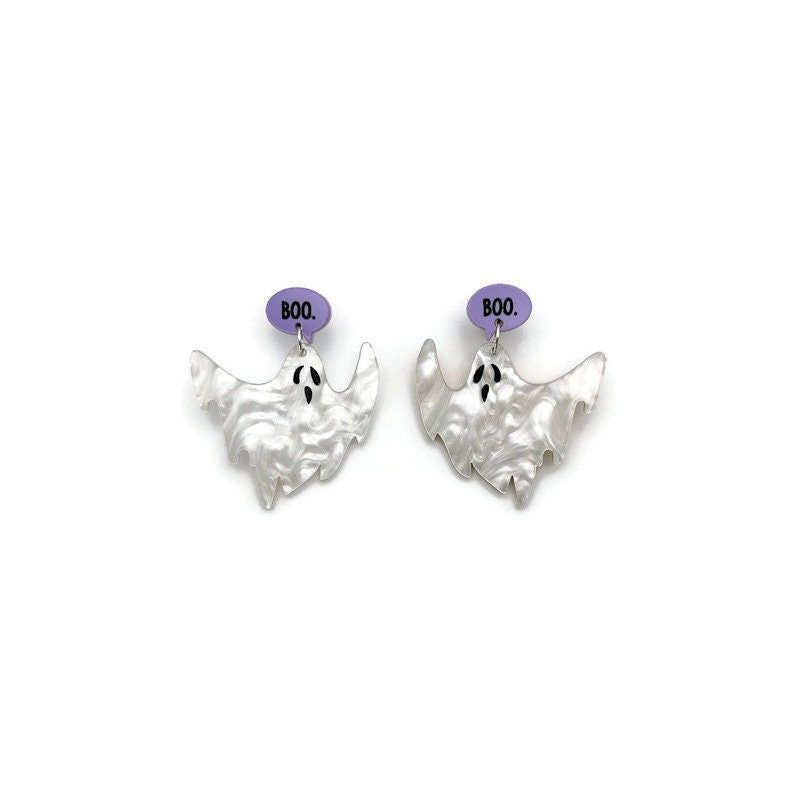 Spooky Boo Ghost Earrings